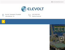 Tablet Screenshot of elevolt.com.br